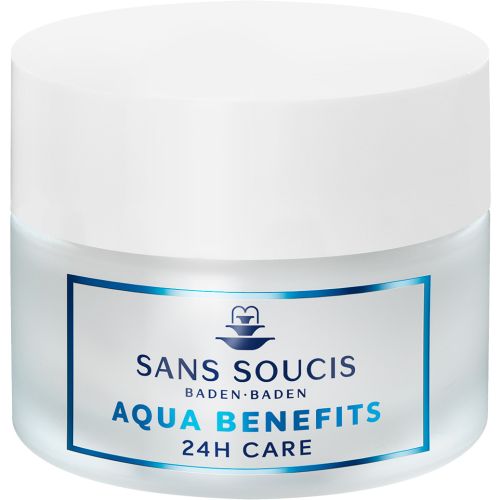 Уход Sans Soucis (Сан Суси) Aqua Benefits 24h увлажнение для нормальной кожи 50 мл в аптеке - фото №1 Уход Sans Soucis (Сан Суси) Aqua Benefits 24h увлажнение для нормальной кожи 50 мл в аптеке