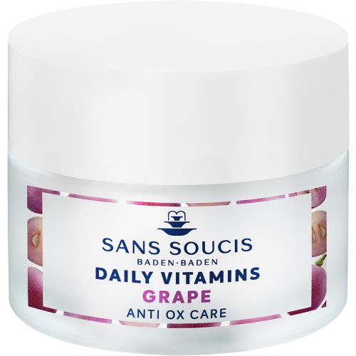 Уход Sans Soucis (Сан Суси) Daily Vitamins антиоксидантный Виноград для зрелой кожи 50 мл в аптеке - фото №1 Уход Sans Soucis (Сан Суси) Daily Vitamins антиоксидантный Виноград для зрелой кожи 50 мл в аптеке