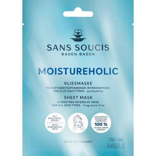 Маска Sans Soucis (Сан Суси) тканевая Moistureholic увлажняющая 16 мл заказать - фото №1 Маска Sans Soucis (Сан Суси) тканевая Moistureholic увлажняющая 16 мл заказать