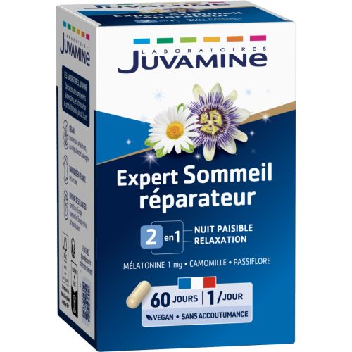 Juvamine (Жувамін) Expert Nature Сон, мелатонін + пасифлора + ромашка капсули №60 в місті Одеса : ціни, характеристика. - фото №1 Juvamine (Жувамін) Expert Nature Сон, мелатонін + пасифлора + ромашка капсули №60 в місті Одеса : ціни, характеристика.