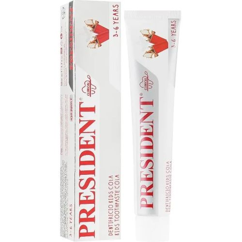 Зубная паста President Kids Cola (3-6 лет) 50 мл цена - фото №1 Зубная паста President Kids Cola (3-6 лет) 50 мл цена