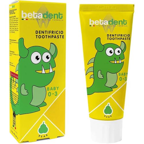 Зубная паста Betadent Baby Pear (0-3 лет) 75 мл цена - фото №1 Зубная паста Betadent Baby Pear (0-3 лет) 75 мл цена