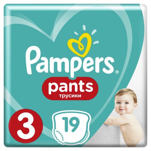 Підгузки Pampers Pants Midi Pack (6-11 кг) №19 шт ціна - фото №1 Підгузки Pampers Pants Midi Pack (6-11 кг) №19 шт ціна