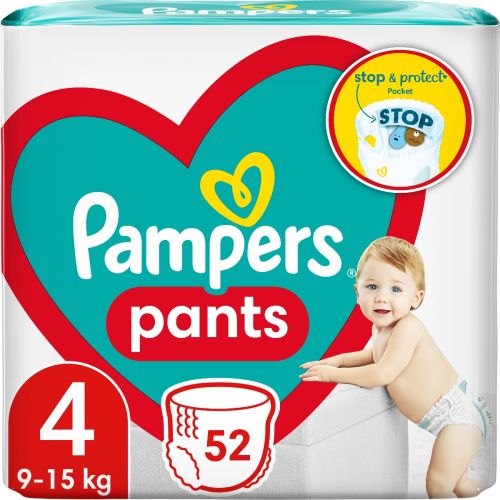 Подгузники-трусики Pampers Pants р.4 (9-15 кг), 52 шт. заказать - фото №1 Подгузники-трусики Pampers Pants р.4 (9-15 кг), 52 шт. заказать
