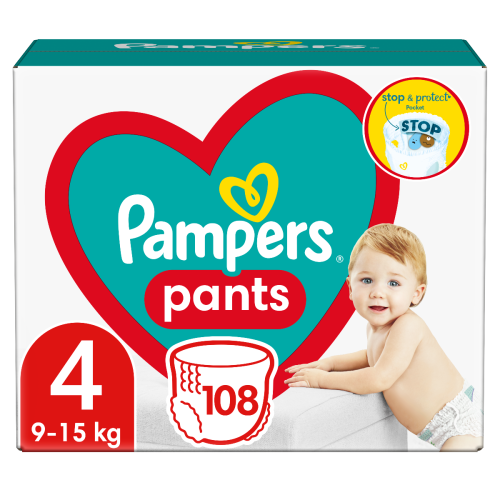 Підгузки-трусики Pampers Pants р.4 (9-15 кг) №108 в місті Харків : ціни, характеристика. - фото №1 Підгузки-трусики Pampers Pants р.4 (9-15 кг) №108 в місті Харків : ціни, характеристика.