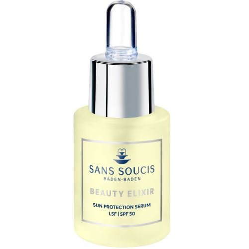 Сыворотка Sans Soucis (Сан Суси) Beauty Elixir солнцезащитная SPF50 для лица 15 мл в Украине - фото №1 Сыворотка Sans Soucis (Сан Суси) Beauty Elixir солнцезащитная SPF50 для лица 15 мл в Украине