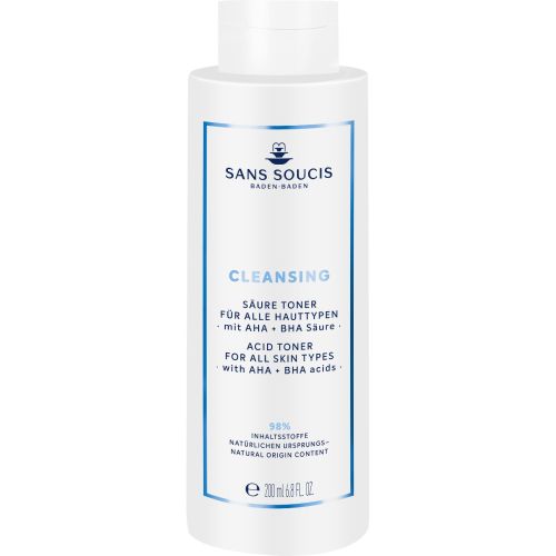 Тонер Sans Soucis (Сан Суси) кислотный для лица 200 мл в аптеке - фото №1 Тонер Sans Soucis (Сан Суси) кислотный для лица 200 мл в аптеке