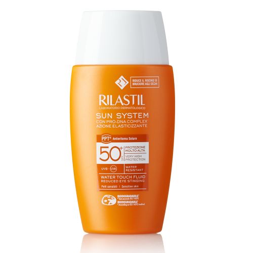 Флюид Rilastil (Риластил) солнцезащитный для лица на водной основе с SPF 50 50 мл в аптеке - фото №1 Флюид Rilastil (Риластил) солнцезащитный для лица на водной основе с SPF 50 50 мл в аптеке