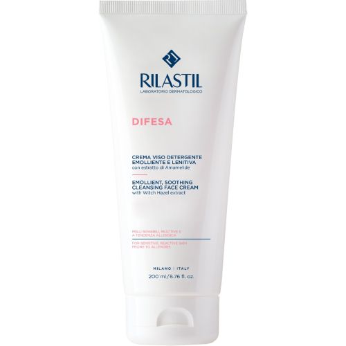 Крем Rilastil (Риластил) Difesa очищающий для чувствительной, реактивной кожи склонной к аллергии 200 мл недорого - фото №1 Крем Rilastil (Риластил) Difesa очищающий для чувствительной, реактивной кожи склонной к аллергии 200 мл недорого