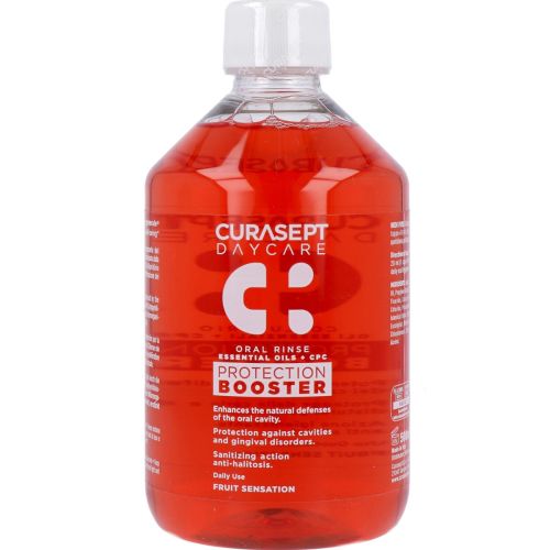 Ополіскувач Curasept Daycare Booster Fruit Sensation, фруктовий, 500 мл замовити - фото №1 Ополіскувач Curasept Daycare Booster Fruit Sensation, фруктовий, 500 мл замовити