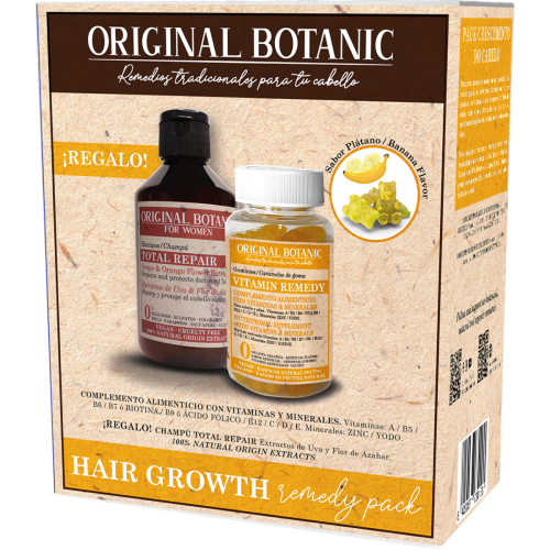 Набор Original Botanic (Ориджинал Ботаник) для роста волос (шампунь для поврежденных волос 250 мл + жевательные таблетки №60) заказать - фото №1 Набор Original Botanic (Ориджинал Ботаник) для роста волос (шампунь для поврежденных волос 250 мл + жевательные таблетки №60) заказать