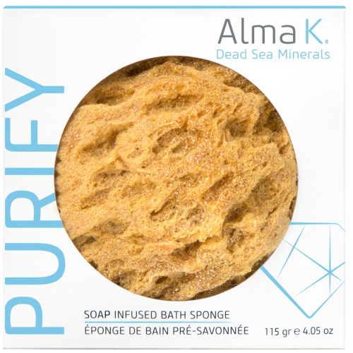Губка Alma K. (Алма К.) для душу з милом 115 г в місті Харків : ціни, характеристика. - фото №1 Губка Alma K. (Алма К.) для душу з милом 115 г в місті Харків : ціни, характеристика.