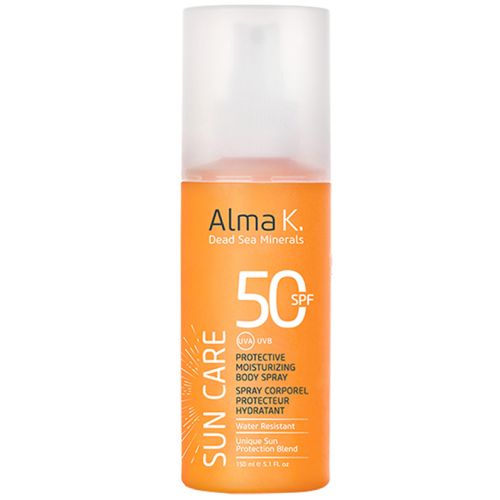 Спрей Alma K. (Алма К.) солнцезащитный для тела увлажняющий SPF50 150 мл заказать - фото №1 Спрей Alma K. (Алма К.) солнцезащитный для тела увлажняющий SPF50 150 мл заказать