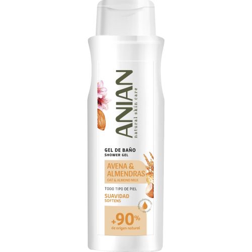 Гель Anian (Аниан) для душа с овсяным и миндальным молочком 750 мл в Украине - фото №1 Гель Anian (Аниан) для душа с овсяным и миндальным молочком 750 мл в Украине