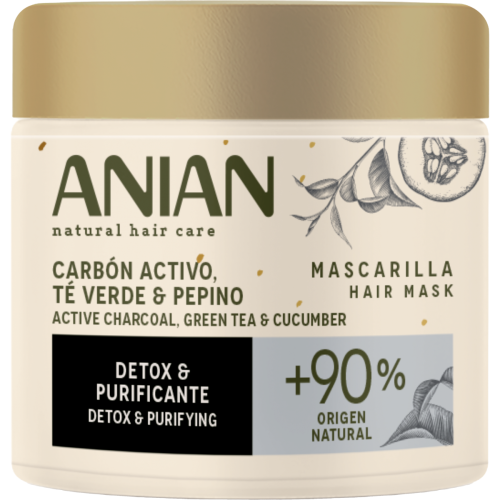 Маска Anian (Аниан) для жирных волос с активированным углем 350 мл купить - фото №1 Маска Anian (Аниан) для жирных волос с активированным углем 350 мл купить