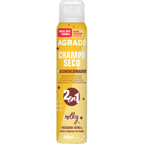 Шампунь Agrado (Аградо) сухой с кондиционером Молочный 200 мл ADD - фото №1 Шампунь Agrado (Аградо) сухой с кондиционером Молочный 200 мл ADD