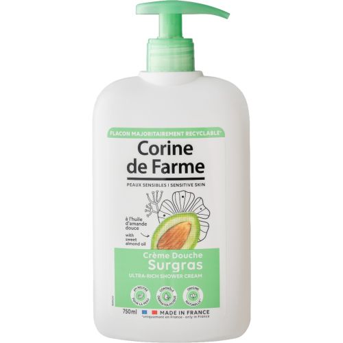 Гель-крем Corine de Farme (Корин де Фарм) для душа Сладкий миндаль 750 мл ADD - фото №1 Гель-крем Corine de Farme (Корин де Фарм) для душа Сладкий миндаль 750 мл ADD