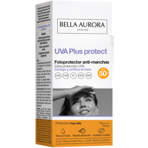Флюїд Bella Aurora (Белла Аурора) сонцезахисний UVA Plus від пігментних плям SPF50+ 50 мл недорого - фото №1 Флюїд Bella Aurora (Белла Аурора) сонцезахисний UVA Plus від пігментних плям SPF50+ 50 мл недорого