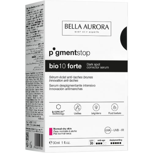 Сыворотка Bella Aurora (Белла Аурора) Bio 10 forte от пигментных пятен для нормальной, сухой кожи 30 мл ADD - фото №1 Сыворотка Bella Aurora (Белла Аурора) Bio 10 forte от пигментных пятен для нормальной, сухой кожи 30 мл ADD