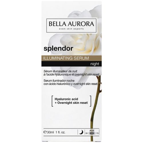 Сыворотка Bella Aurora (Белла Аурора) Splendor ночная осветительная 30 мл заказать - фото №1 Сыворотка Bella Aurora (Белла Аурора) Splendor ночная осветительная 30 мл заказать