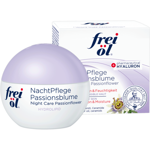 Уход Frei Ol (Фрай Ол) Hydrolipid для лица ночной Пассифлора для сухой, чувствительной кожи 50 мл в городе Одесса : цены, характеристики. - фото №1 Уход Frei Ol (Фрай Ол) Hydrolipid для лица ночной Пассифлора для сухой, чувствительной кожи 50 мл в городе Одесса : цены, характеристики.