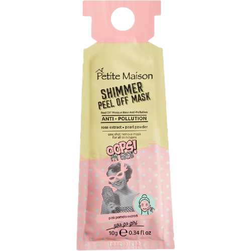 Маска-пленка Petite Maison (Петит Мезон) для лица очищающая розовая с пудрой жемчуга 10 г в аптеке - фото №1 Маска-пленка Petite Maison (Петит Мезон) для лица очищающая розовая с пудрой жемчуга 10 г в аптеке