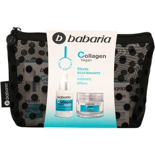 Набір Babaria (Бабарія) Колаген (крем 50 мл+ сироватка 30 мл + косметичка) ціна - фото №1 Набір Babaria (Бабарія) Колаген (крем 50 мл+ сироватка 30 мл + косметичка) ціна