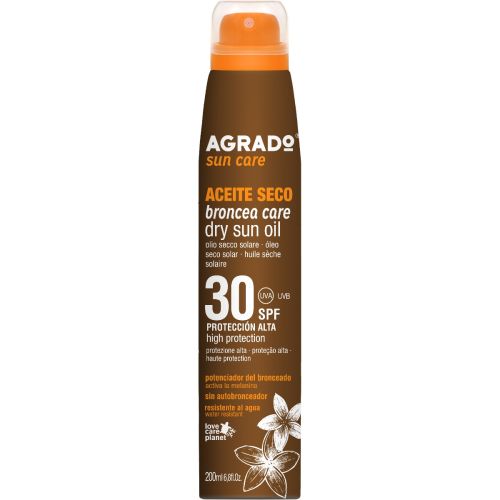 Олія Agrado (Аградо) для тіла суха SPF30 200 мл в аптеці - фото №1 Олія Agrado (Аградо) для тіла суха SPF30 200 мл в аптеці