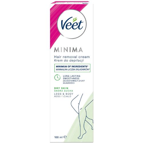 Крем Veet Minima (Віт Мініма) для депіляції для сухої шкіри 100 мл в місті Одеса : ціни, характеристика. - фото №1 Крем Veet Minima (Віт Мініма) для депіляції для сухої шкіри 100 мл в місті Одеса : ціни, характеристика.