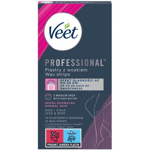 Віскові смужки Veet Professional (Віт Професіонал) для депіляції для нормальної шкіри №12 в місті Одеса : ціни, характеристика. - фото №1 Віскові смужки Veet Professional (Віт Професіонал) для депіляції для нормальної шкіри №12 в місті Одеса : ціни, характеристика.