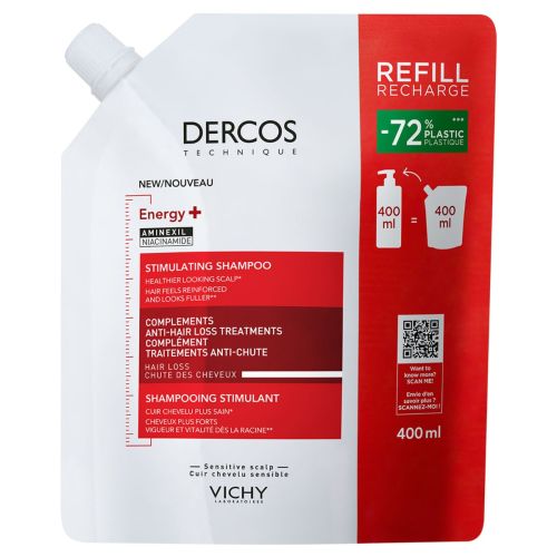 Шампунь Vichy (Віші) Dercos Energy+ тонізуючий з амінексилом та ніацинамідом для боротьби з випаданням волосся, 400 мл в Дніпрі : ціни, характеристика. - фото №1 Шампунь Vichy (Віші) Dercos Energy+ тонізуючий з амінексилом та ніацинамідом для боротьби з випаданням волосся, 400 мл в Дніпрі : ціни, характеристика.