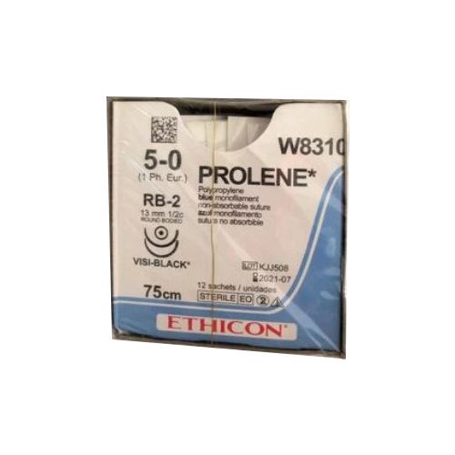 Шовный материал Пролен 5-0 колющие II-иглы 13 мм 75 см W8310 ADD - фото №1 Шовный материал Пролен 5-0 колющие II-иглы 13 мм 75 см W8310 ADD