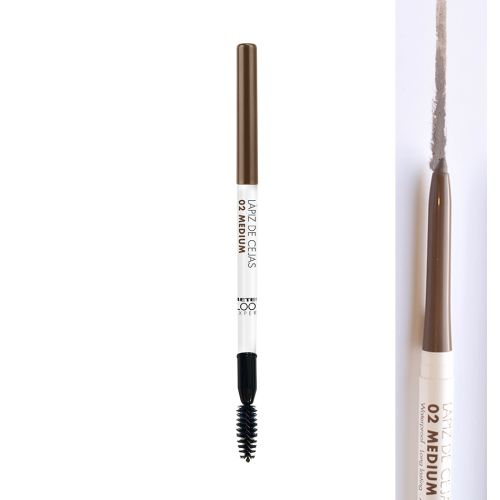 Карандаш Beter (Бетер) для бровей 02 медиум с щеточкой автомат цена - фото №1 Карандаш Beter (Бетер) для бровей 02 медиум с щеточкой автомат цена