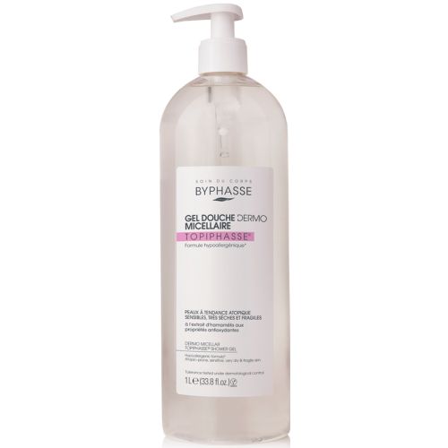 Гель Byphasse (Бифас) для душа мицеллярный для кожи склонной к атопии 1000 мл в Украине - фото №1 Гель Byphasse (Бифас) для душа мицеллярный для кожи склонной к атопии 1000 мл в Украине