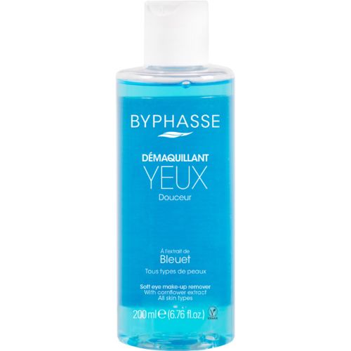 Средство для снятия макияжа с глаз Byphasse (Бифас) нежное с экстрактом василька, 200 мл фото - фото №1 Средство для снятия макияжа с глаз Byphasse (Бифас) нежное с экстрактом василька, 200 мл фото