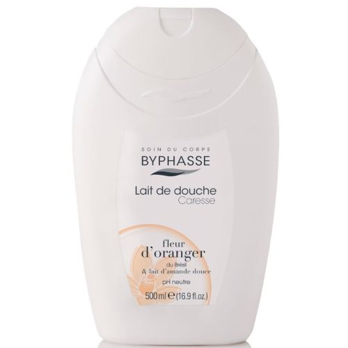 Крем-уход Byphasse (Бифас) для душа с цветами апельсина и молочком сладкого миндаля 500 мл ADD - фото №1 Крем-уход Byphasse (Бифас) для душа с цветами апельсина и молочком сладкого миндаля 500 мл ADD