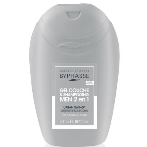 Гель-шампунь Byphasse (Бифас) для душа мужской 2 в 1 Urban Swing 500 мл в аптеке - фото №1 Гель-шампунь Byphasse (Бифас) для душа мужской 2 в 1 Urban Swing 500 мл в аптеке