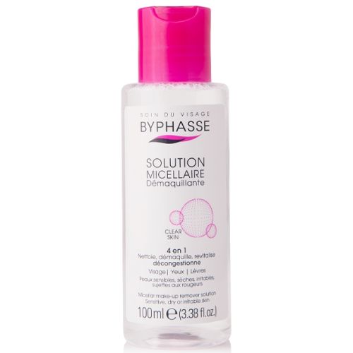 Мицеллярная вода Byphasse (Бифас) для очищения лица для сухой, чувствительной и интолерантной кожи 100 мл ADD - фото №1 Мицеллярная вода Byphasse (Бифас) для очищения лица для сухой, чувствительной и интолерантной кожи 100 мл ADD
