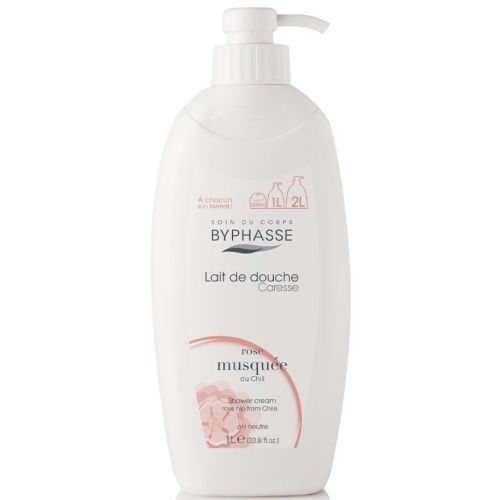 Крем-уход Byphasse (Бифас) для душа Шиповник 1000 мл в Украине - фото №1 Крем-уход Byphasse (Бифас) для душа Шиповник 1000 мл в Украине