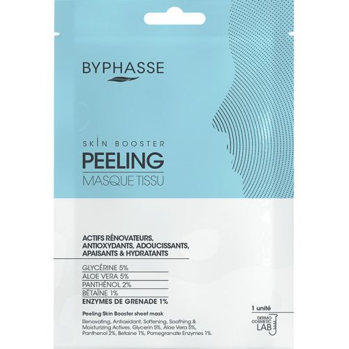 Маска-бустер Byphasse (Бифас) тканевая для пилинга кожи лица, 18 мл ADD - фото №1 Маска-бустер Byphasse (Бифас) тканевая для пилинга кожи лица, 18 мл ADD