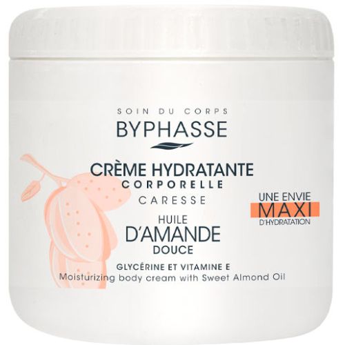 Крем для тела Byphasse (Бифас) увлажняющий с маслом сладкого миндаля, 500 мл в городе Одесса : цены, характеристики. - фото №1 Крем для тела Byphasse (Бифас) увлажняющий с маслом сладкого миндаля, 500 мл в городе Одесса : цены, характеристики.