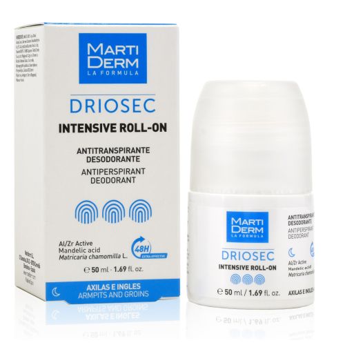 Дезодорант-антиперспірант Martiderm (Мартідерм) кульковий Driosec інтенсив 50 мл в інтернет-аптеці - фото №1 Дезодорант-антиперспірант Martiderm (Мартідерм) кульковий Driosec інтенсив 50 мл в інтернет-аптеці