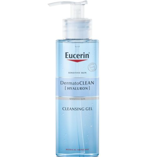 Гель для умывания Eucerin (Юцерин) DermatoClean Hyaluron очищающий для нормальной и комбинированной кожи 200 мл цена - фото №1 Гель для умывания Eucerin (Юцерин) DermatoClean Hyaluron очищающий для нормальной и комбинированной кожи 200 мл цена
