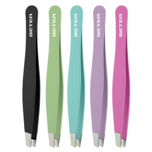 Пинцет Beter (Бетер) косой наконечник мягкое прикосновение, в ассортименте в аптеке - фото №1 Пинцет Beter (Бетер) косой наконечник мягкое прикосновение, в ассортименте в аптеке