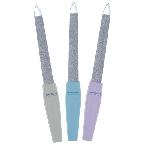 Пилочка Beter (Бетер) для ногтей с сапфировым напылением 12 см, в ассортименте недорого - фото №1 Пилочка Beter (Бетер) для ногтей с сапфировым напылением 12 см, в ассортименте недорого
