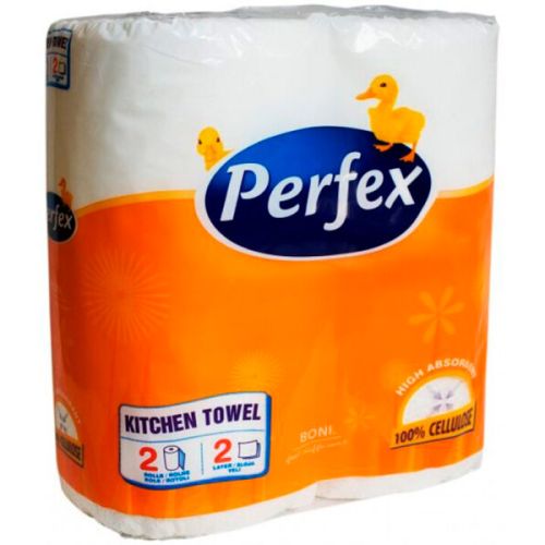 Бумажные полотенца Perfex 2 слоя, 2 рулона фото - фото №1 Бумажные полотенца Perfex 2 слоя, 2 рулона фото