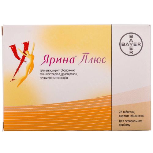 Ярина Плюс таблетки №28 ADD - фото №1 Ярина Плюс таблетки №28 ADD