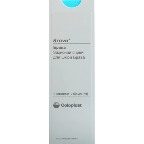 Спрей для шкіри Coloplast Brava (Брава) 12020 захисний 50 мл купити - фото №1 Спрей для шкіри Coloplast Brava (Брава) 12020 захисний 50 мл купити