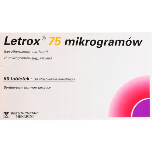 Летрокс 75 мкг таблетки №50 в місті Одеса : ціни, характеристика. - фото №1 Летрокс 75 мкг таблетки №50 в місті Одеса : ціни, характеристика.