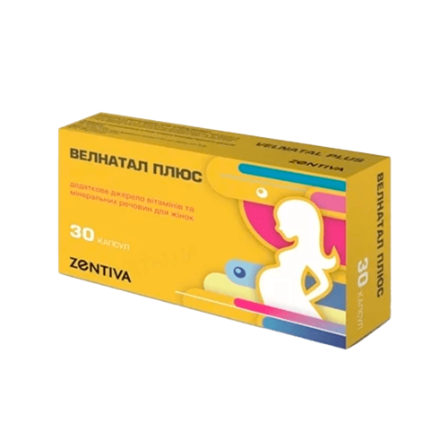 Велнатал Плюс капсули №30 замовити - фото №1 Велнатал Плюс капсули №30 замовити